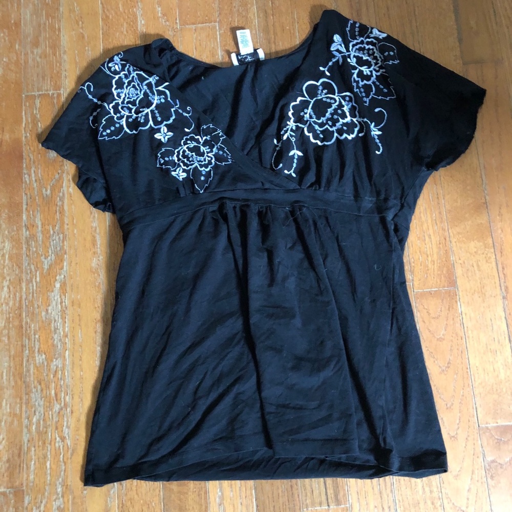 LOFT ann taylor black top